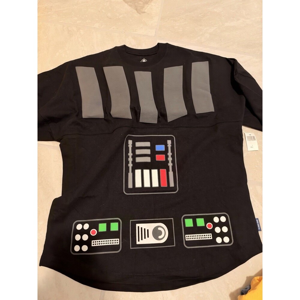 NEW Disney Star Wars DARTH VADER Black Spirit Jersey Small SWEATER NWT Adult